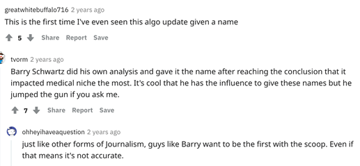 Reddit Thread Medic Update