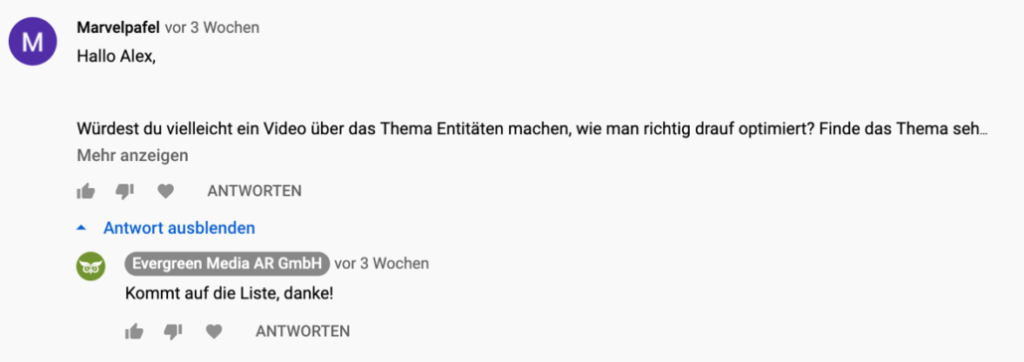 weitere Kommentare von Usern