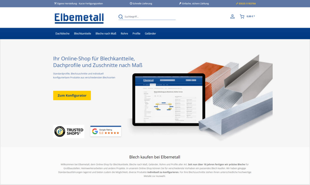 Neue Startseite