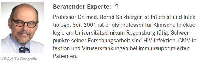Expertenhinweis auf der Seite von Apotheken Umschau