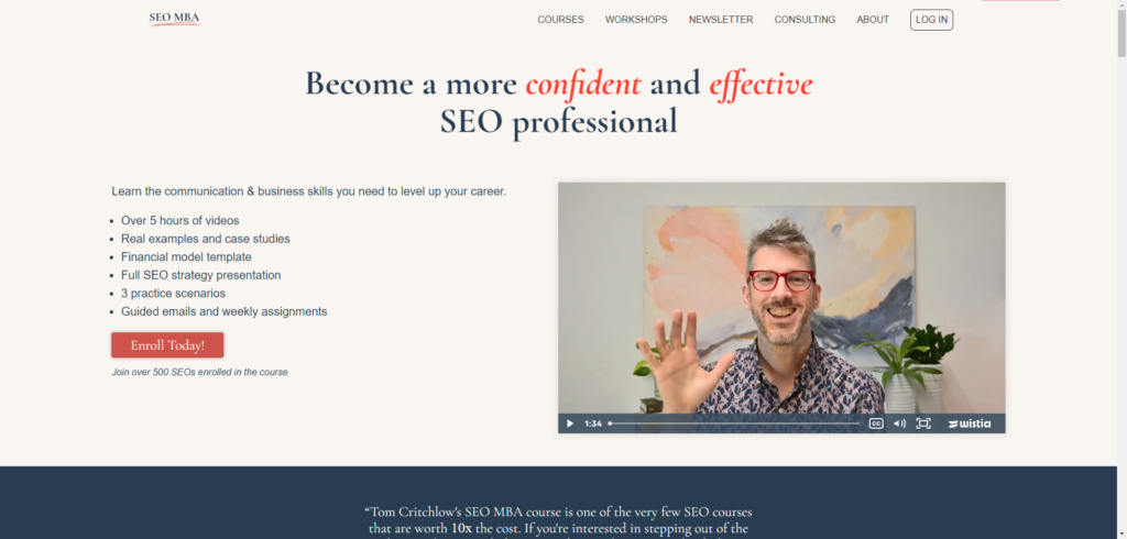 The SEO MBA Course on Executive Presence