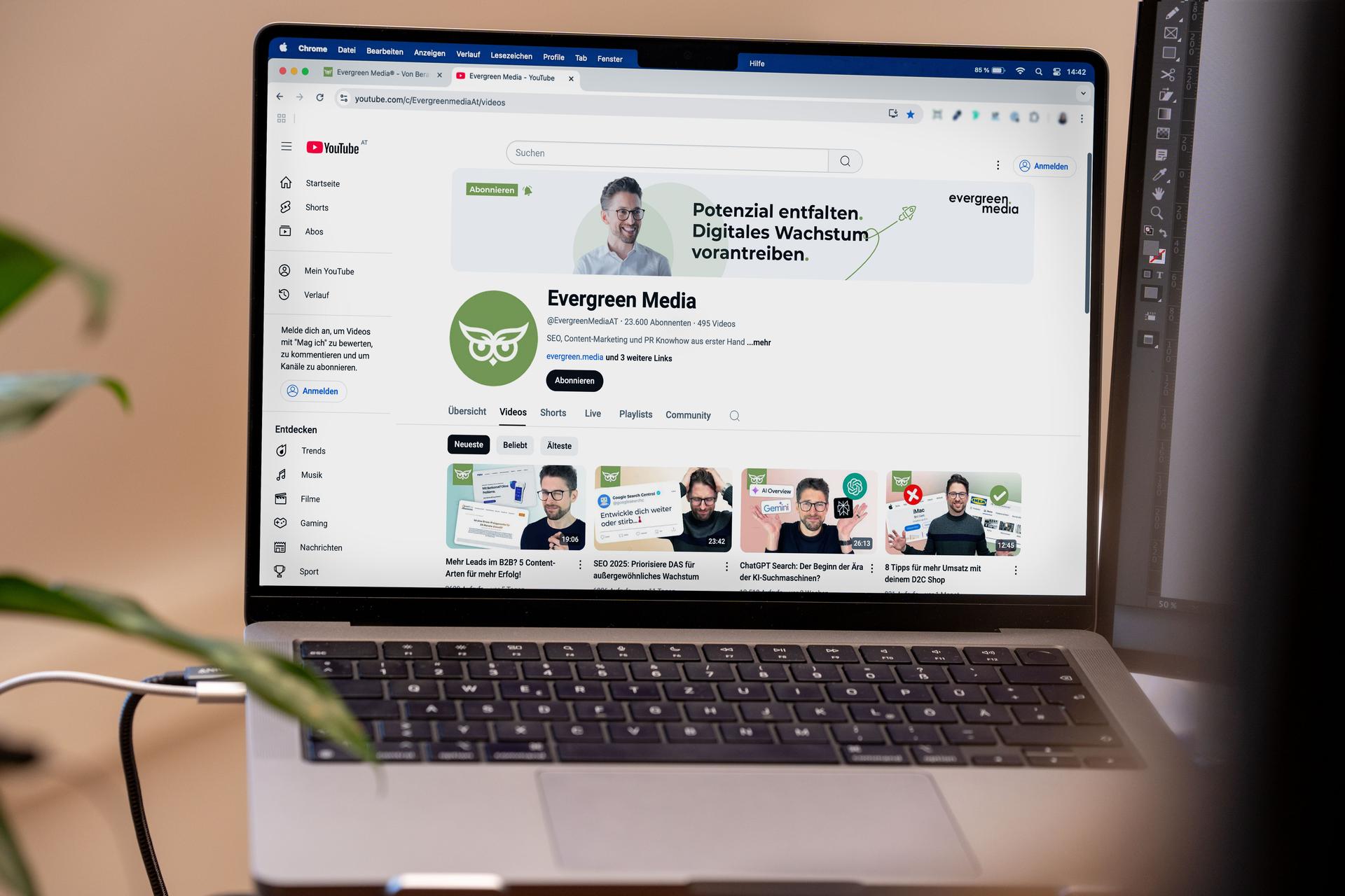 YouTube-Kanal von Evergreen Media